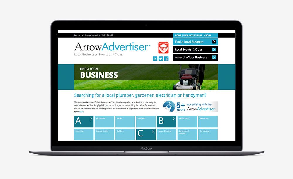 Arrow Advertiser Website