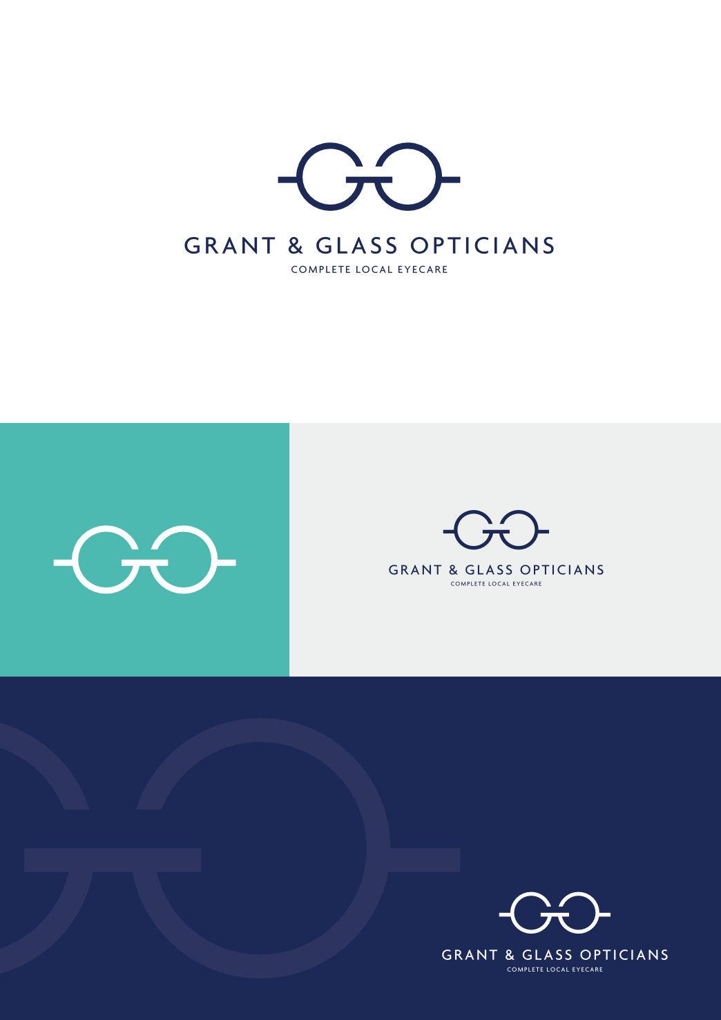 Grant & Glass Opticians Branding